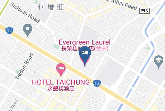 Evergreen Laurel Hotel Map