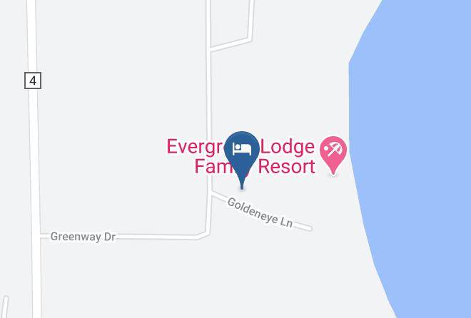 Evergreen Lodge Family Resort Map