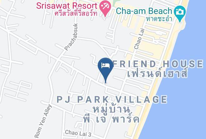 Amphoe Cha Am - Evergreen Resort Cha Am Maps