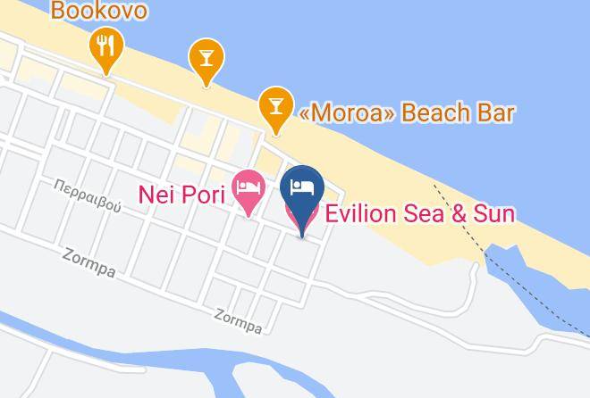 Pieria - Evilion Sea & Sun Hotel Maps