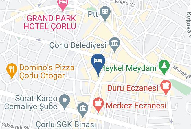 Corlu - Evim Hotel Maps