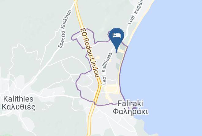 Dodecanese - Evita Bay Hotel Maps
