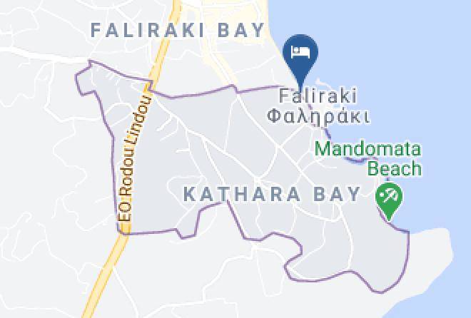 Dodecanese - Evita Mare Hotel Maps