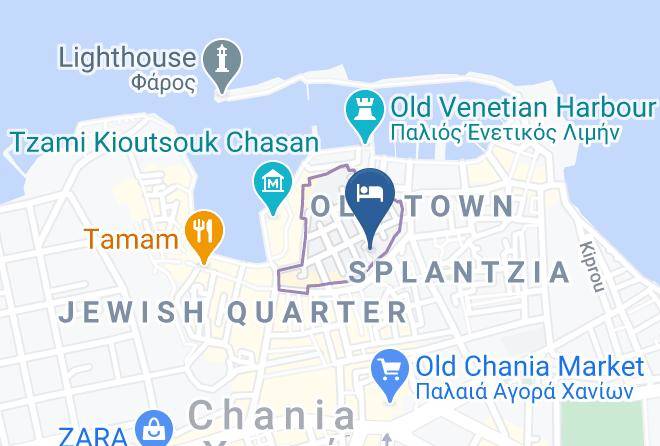 Khania - Evlimeni Suites Maps