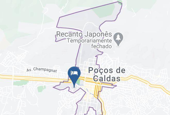 Pocos De Caldas - Evolucion Hotel Maps