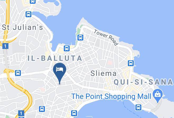 Sliema - Evolve Coliving Coworking Malta Maps