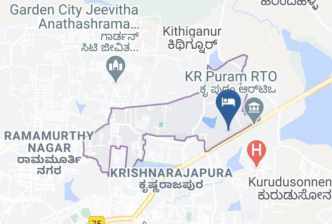 Bengaluru - Evoma Hotel Coworking Space & Business Centre Kr Puram Old Madras Road Maps