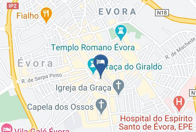Sao Mamede - Evora Inn Maps