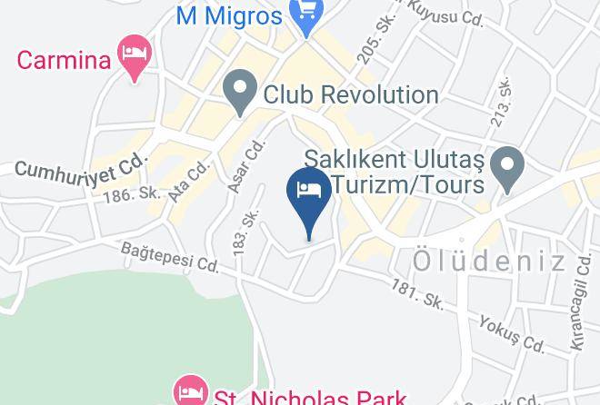 Fethiye - Evra Helal Hotel Maps
