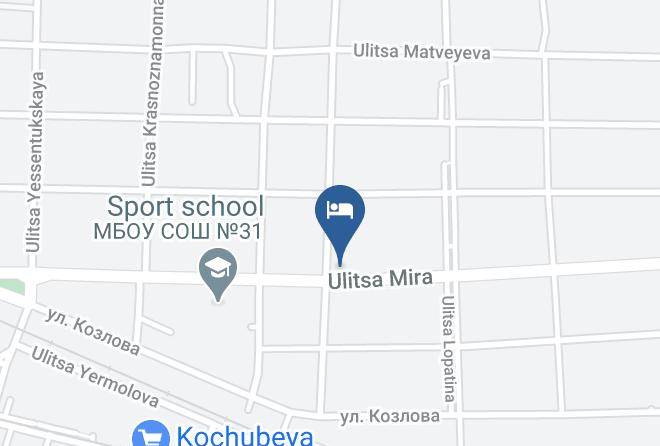 Pyatigorsk - Evrasiya Hotel Maps