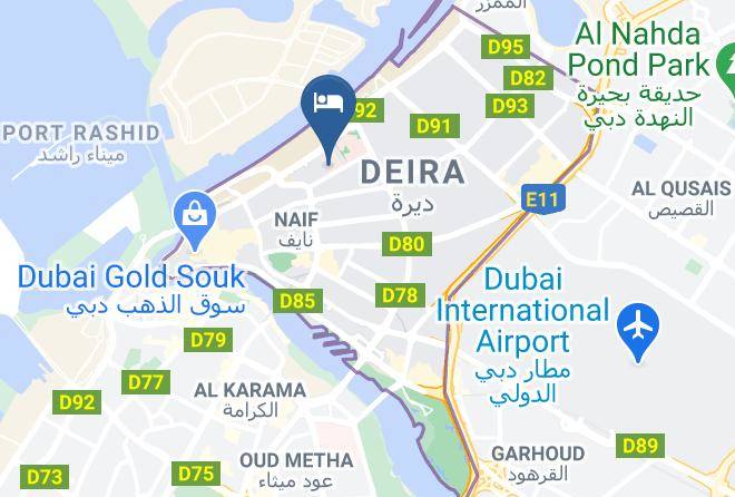 Dubai - Ewan Hotel Maps