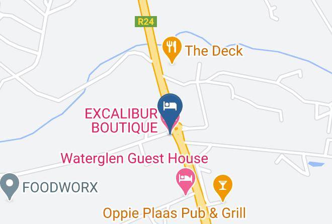 Bojanala - Excalibur Boutique Hotel Maps