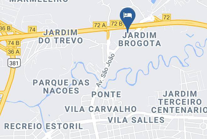 Atibaia - Excalibur Motel Maps