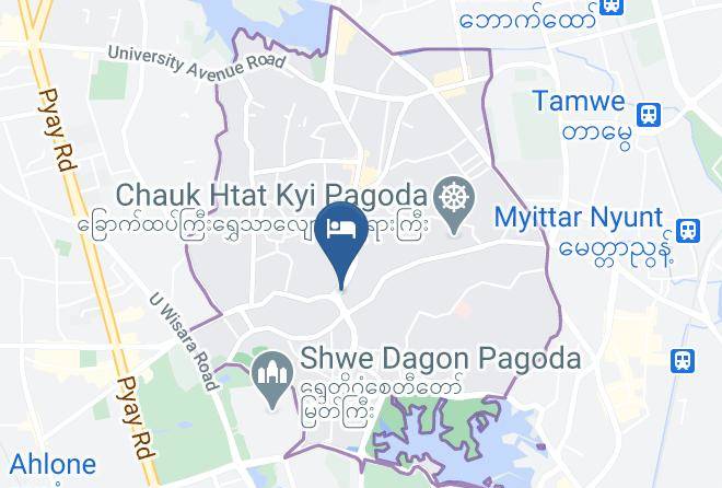 Yangon West - Excel Hotel Maps