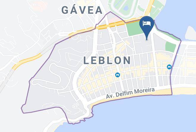 Rio De Janeiro Leblon - Excelente Apto No Leblon Maps