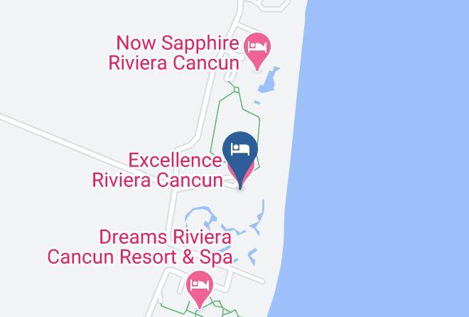 Puerto Morelos - Excellence Riviera Cancun Maps