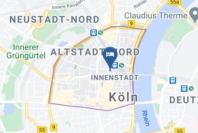 Cologne - Excelsior Hotel Ernst Koln Maps