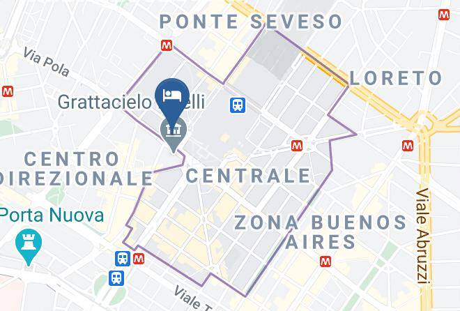 Milan - Excelsior Hotel Gallia Maps