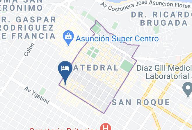 Asuncion - Hotel Excelsior Maps