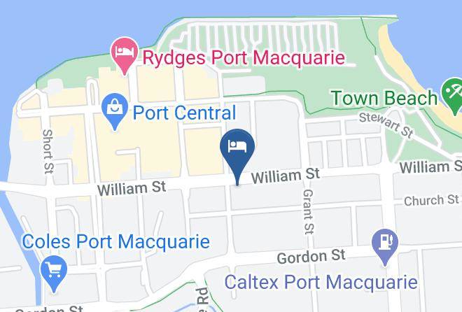 Port Macquarie Hastings - Excelsior Motor Inn Maps