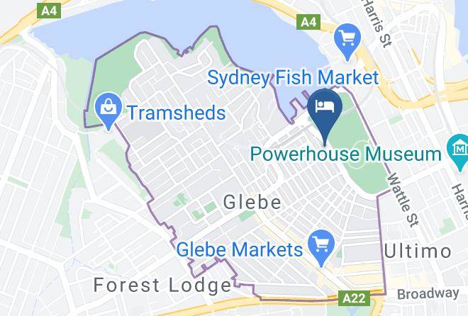 Sydney - Furnished Property Glebe Maps