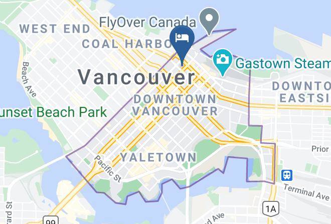 Exchange Hotel Vancouver An Executive Hotel Map