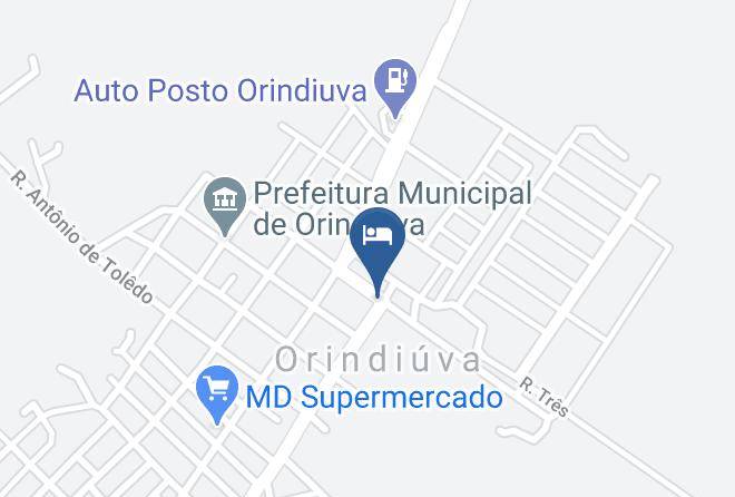 Orindiuva - Exclusiva Palace Hotel Orindiuva Sp Maps