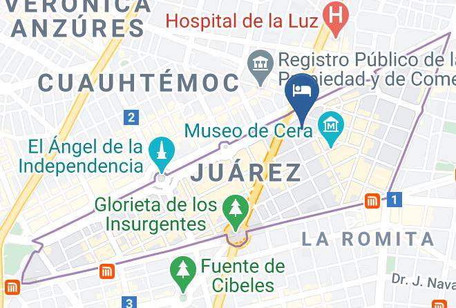 Cuauhtemoc - Exe Cities Reforma Maps