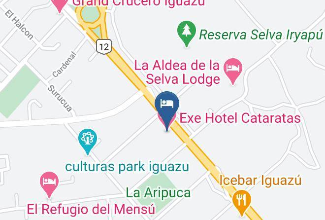 Puerto Esperanza - Exe Hotel Cataratas Maps