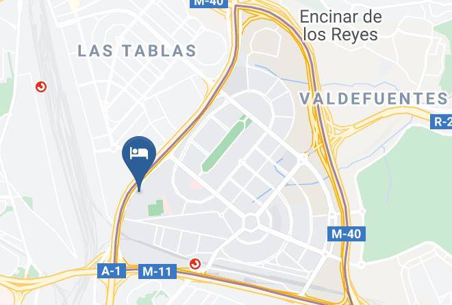 Madrid - Exe Madrid Norte Maps