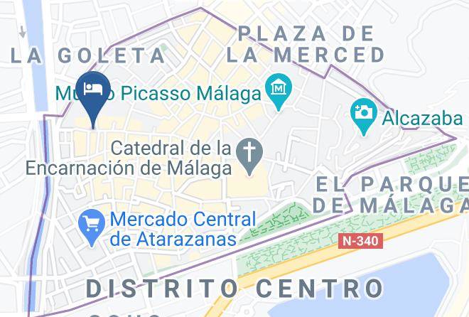 Malaga - Exe Malaga Museos Maps