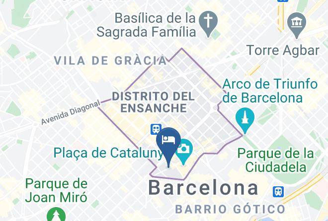 Barcelona - Exe Plaza Catalunya Maps