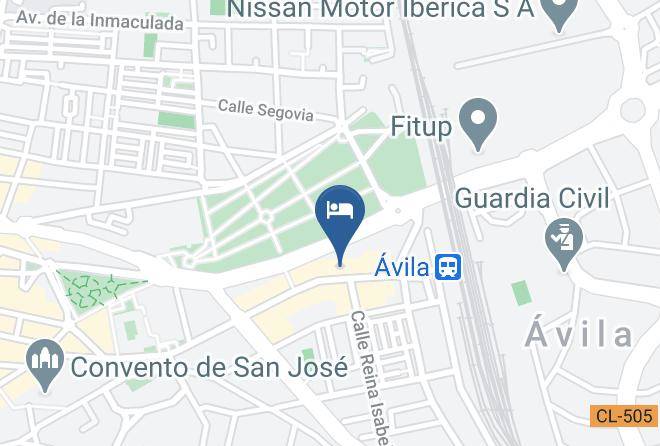 Avila - Exe Reina Isabel Maps