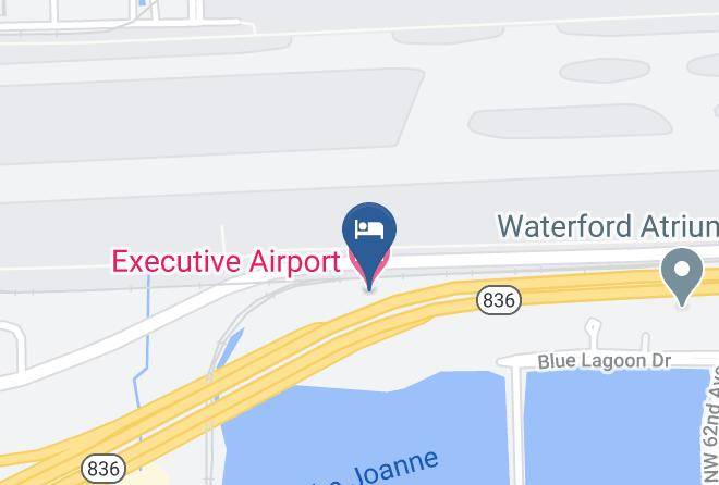 Executive Airport Hotel Map