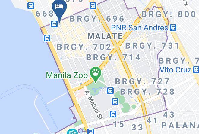 Executive Hotel Manila Map