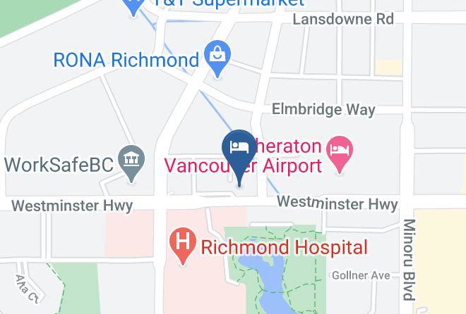 Greater Vancouver - Executive Hotel Vancouver Airport Maps