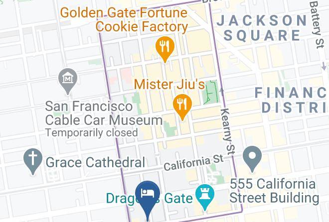 San Francisco - Executive Hotel Vintage Court San Francisco Maps