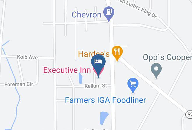 Covington - Executive Inn Maps
