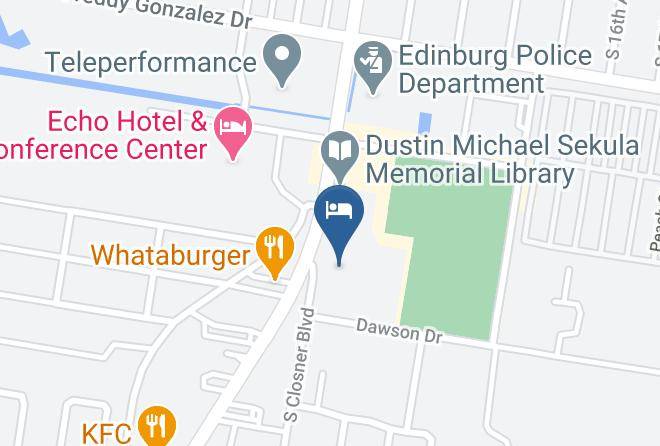 Hidalgo - Executive Inn Edinburg Maps