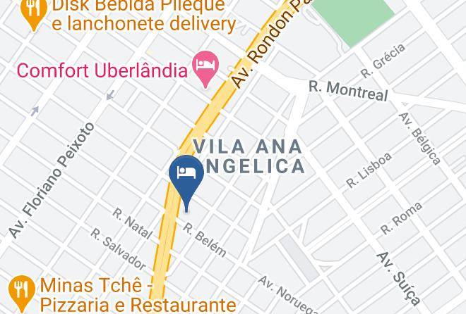 Uberlandia - Executive Inn Hotel Maps