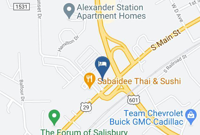 Rowan - Executive Inn Of Salisbury Maps