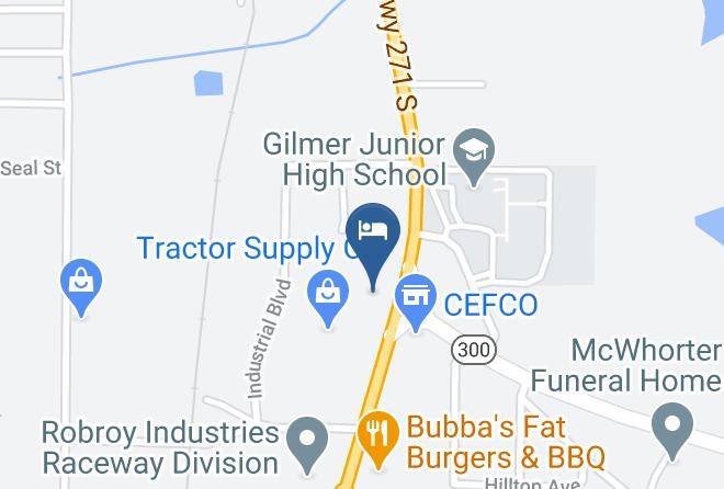 Upshur - Executive Inn & Suites Gilmer Tx Maps