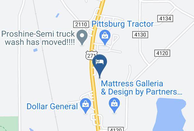 Camp - Executive Inn & Suites Pittsburg Tx Maps