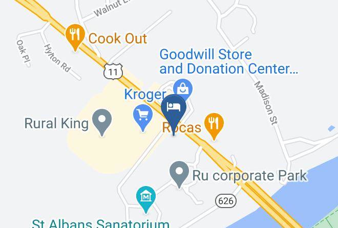 Pulaski - Executive Motel Maps