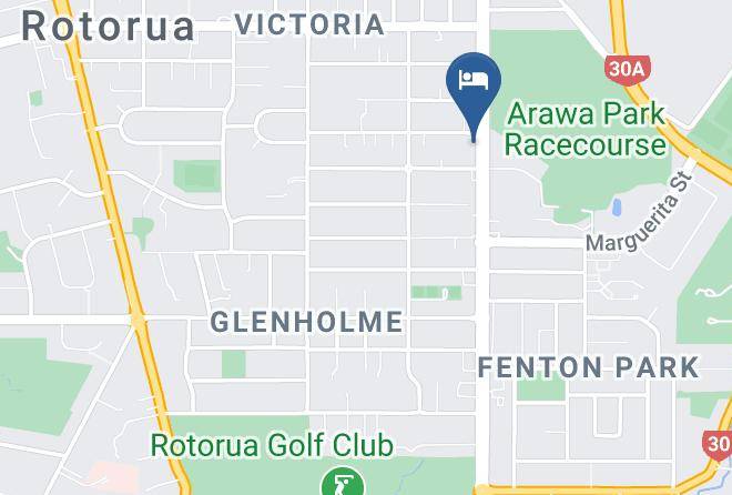 Rotorua - Thermal Oak Motel Maps