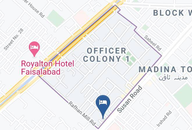 Islamabad - Executive One Hotel Maps