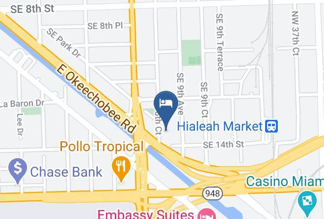 Miami Dade - Executive Presidente Hotel Maps