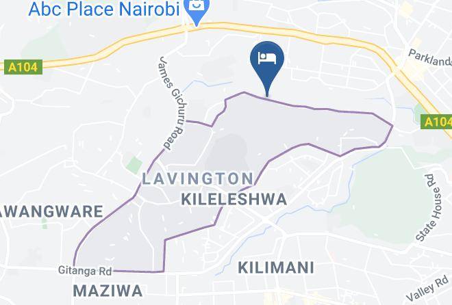 Nairobi - Executive Residency By Best Western Nairobi Maps