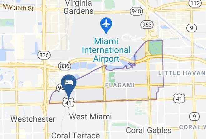 Miami Dade - Executive Tropic Garden Hotel Maps
