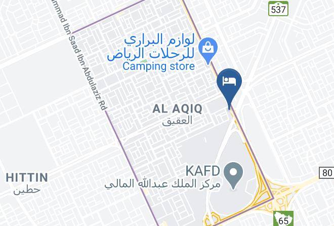 Riyadh - Executives Hotel Kafd Maps